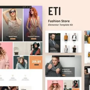 ETI – Fashion Store Elementor Template Kit