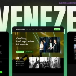 Evenizer – Event Organizer Elementor Template Kit