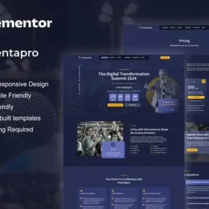 Eventapro – Event & Conference Elementor Pro Template Kit