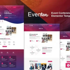 Eventen – Event Conference Elementor Pro Template Kit