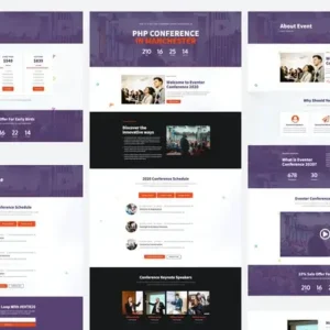 Eventer – Meetup & Conference Elementor Template Kit
