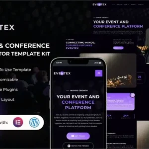 Eventex – Event & Conference Elementor Template Kit