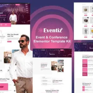 Eventiz – Event & Conference Elementor Pro Template Kit