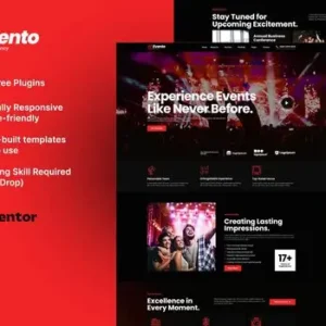Evento – Event Agency Elementor Template Kit