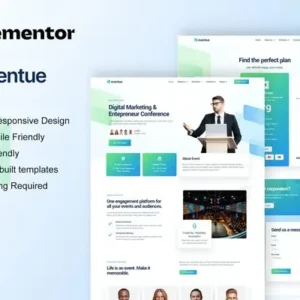 Eventue – Event & Conference Elementor Template Kit