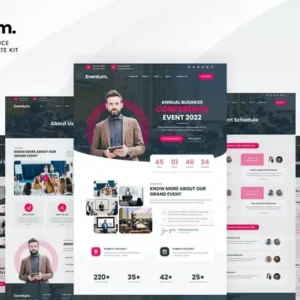Eventum – Event & Conference Elementor Template Kit