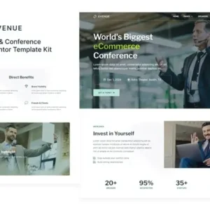 Evenue – Event & Conference Elementor Template Kit