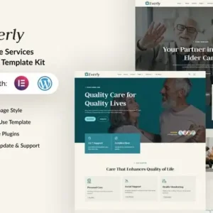 Everly – Home Care Services Elementor Template Kit