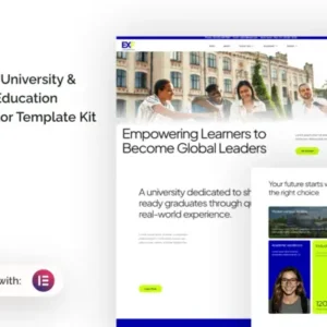 Exford – University & School Education Elementor Template Kit