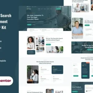 Exuta – Executive Search & Recruitment Service Elementor Template Kit