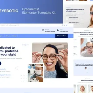 EyeBotic – Optometrist Elementor Template Kit