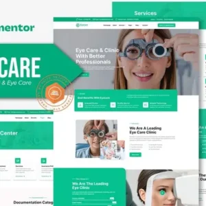 Eyecare – Optometrist & Eye Care Elementor Template Kit