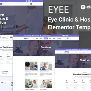 Eyee – Eye Clinic & Vision Care Elementor Template Kit