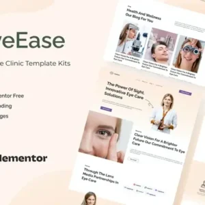 EyeEase – Eyecare Clinic Template Kits