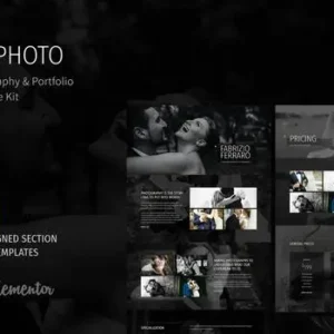 FabPhoto – Photography and Portfolio Template Kit