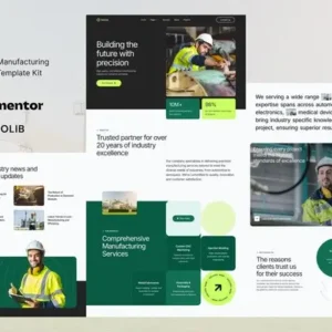 Factora – Industry & Manufacturing Elementor Template Kit