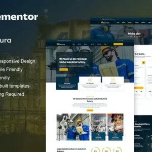 Factura – Industry & Manufacturing Elementor Template Kit