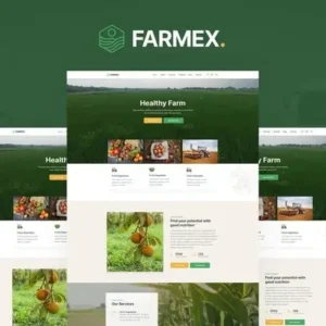 Farmex – Agriculture & Farm Elementor Template Kit