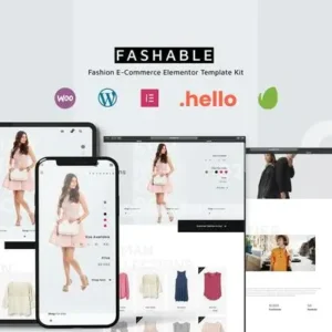 Fashable – Stylist eCommerce Elementor Template Kit