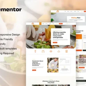 Feastora – Restaurant & Catering Service Elementor Template Kit