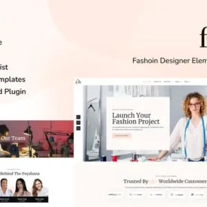 Feyshana – Fashion Designer Elementor Pro Template Kit