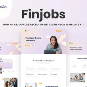 Finjobs – Human Resource Elementor Template Kit