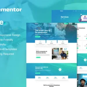 Fixme – Computer Repair Service Elementor Template Kit