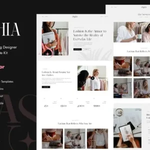 Fashia – Fashion & Clothing Designer Elementor Template Kit