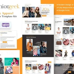 Fashion Geek – WooCommerce Fashion Elementor Template Kit