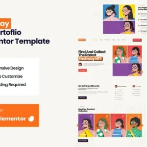 Fashway – NFT Portfolio Elementor Template Kit