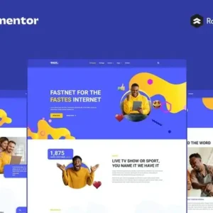 Fastnet – Broadband & Internet Elementor Pro Full Site Template Kit