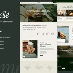 Femelle – Spa & Wellness Elementor Template Kit