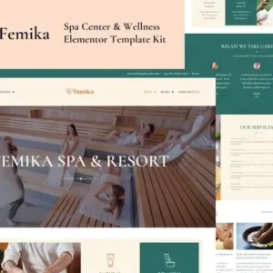 Femika – Spa Center & Wellness Elementor Template Kit