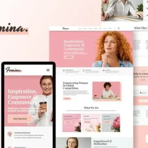 Femina – Feminine Business Elementor Template Kit
