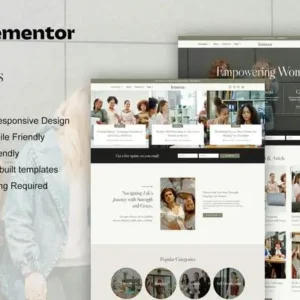 Femmous – Modern Feminine Blog Elementor Template Kit