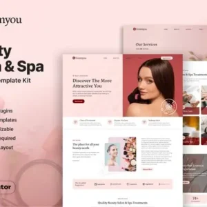 Femmyou – Beauty Salon & Spa Elementor Template Kit