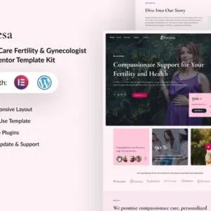 Fertesa – Pregnancy Care Fertility & Gynecologist Elementor Template Kit