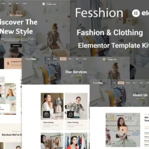 Fesshion – Fashion & Clothing Elementor Template Kit