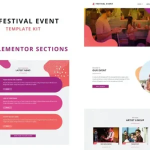 Festival Events – Elementor Template Kit