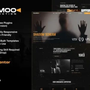 Filmoo – Film, Movie & Video Production Elementor Template Kit