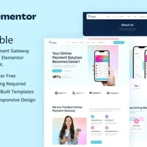Finable – Online Payment Gateway & Fintech Elementor Template Kit
