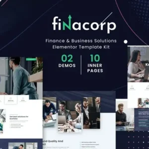 FinaCorp – Finance Corporate Elementor Template Kit