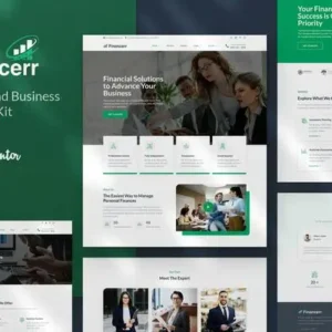 Financerr – Business & Finance Template Kit