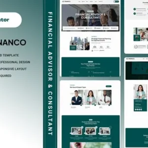 Financo – Financial Advisor & Consultant Elementor Template Kit