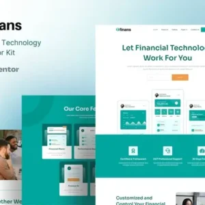 Finans – Financial Technology Elementor Pro Template Kit