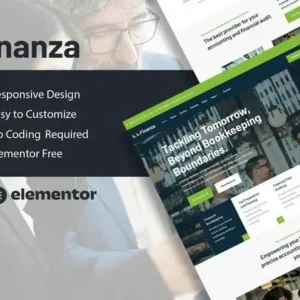 Finanza – Finance & Accounting Company Elementor Template Kit