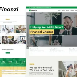 Finanzi – Finance & Business Elementor Template Kit