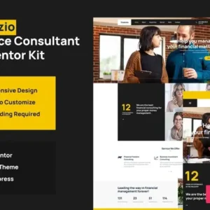 Finanzio – Financial Advisor Elementor Template Kit