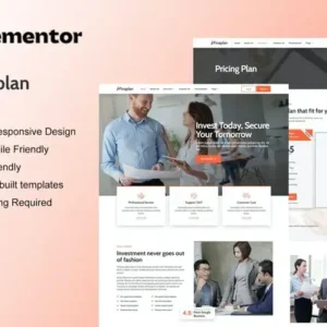 FinaPlan – Finance & Investment Elementor Template Kit
