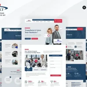 Finconsult – Financial Consulting Elementor Template Kit